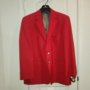 Hardwick Regent Red Blazer – Men’s 46 Long – USA Made